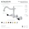 Kingston Brass KS1256PKL Duchess 2-Handle Wall Mount Bathroom Faucet, Polished Nickel KS1256PKL - alternate 5